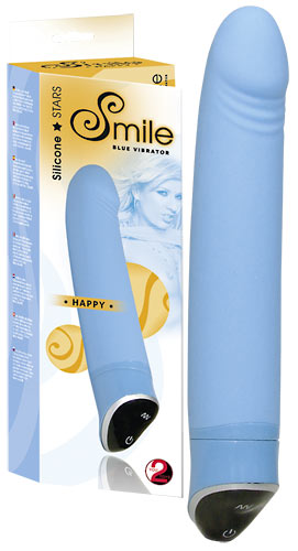SMILE Happy - 7 fokozatú vibrátor (kék) Vibrátorok (rezgő vibrátor) kép