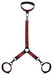 A szürke ötven árnyalata - nyakhoz kötöző szett (fekete-vörös) kép