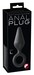 Anal Plug L - fogógyűrűs anál kúp dildó - nagy (fekete) kép