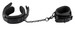 Bad Kitty - drágakőmintás láncos bokabilincs (fekete) kép