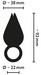 Belou - akkus, vízálló csiklóvibrátor ( fekete) kép
