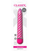 Classix Sweet Swirl - csíkos rúdvibrátor (pink-ezüst) kép