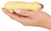 Cuties Mini - akkus, vízálló, hullámos vibrátor (sárga) kép