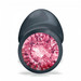 Dorcel Geisha Plug Ruby L - pink köves anál dildó (fekete) kép