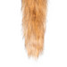 Easytoys Fox NO1 -  fém anál dildó rókafarokkal (arany-vörös) kép