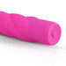 Easytoys Power Vibe - csavart szilikon rúd vibrátor (pink) kép