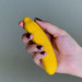 Emojibator Banana - vízálló vibrátor - banán (sárga) kép