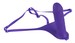 Felcsatolható, hüvelykitöltő dildó (lila) kép