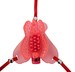Felcsatolható pillangó - csikló vibrátor (piros) kép