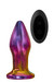 Glamour Glass - kúpos, rádiós, üveg anál vibrátor (színes) kép