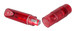 Hordozható vibrátor szett - piros (5 részes) kép