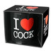 I Love Cock - bögre (fekete) kép