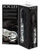 Icicles No. 38 - bőr korbácsos, hullámos üveg dildó (áttetsző-fekete) kép