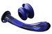 Icicles No. 89 - G+P-pont üveg dildó (kék) kép