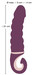 Javida - akkus, vízálló, pulzáló vibrátor (lila) kép