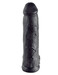 King Cock 12 herés dildó (30,5 cm) - fekete kép