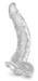 King Cock Clear 7,5 - tapadótalpas, herés dildó (19 cm) kép