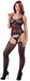 Mandy Mystery - piros fűzős necc felső szett tangával (fekete) kép