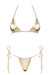 Obsessive Bella Vista - mikro bikini (arany) kép