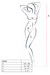 Passion BS049 - csíkos, nyakpántos necc szett (fehér) - S-L kép