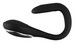 Penis Plug Dilator - akkus húgycsővibrátor (0,6-1,1 cm) - fekete kép
