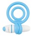 PlayCandi Lollipop - vibrációs pénisz- és heregyűrű (kék) kép