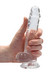 REALROCK - áttetsző élethű dildó - víztiszta (17 cm) kép