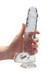 REALROCK - áttetsző élethű dildó - víztiszta (22 cm) kép