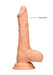 RealRock Dong 8 - élethű, herés dildó (20 cm) - natúr kép