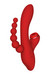 Red Revolution Anna - akkus, tripla karos vibrátor (piros) kép