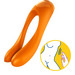 Satisfyer Candy Cane - akkus, vízálló kétágú vibrátor (narancs) kép