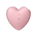 Satisfyer Cutie Heart - akkus, léghullámos csikló vibrátor (pink) kép