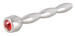 Sextreme - ovális gyöngyös, acél húgycsőtágító péniszékszer (0,5-0,8 cm) kép
