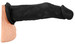 Silicone - hosszabbító péniszköpeny (fekete) - 19 cm kép