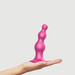 Strap-on-me Beads M - gyöngyös, talpas dildó (pink) kép
