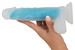 Super Softie - szuper puha, tapadótalpas dildó (kék) - nagy kép