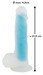 Super Softie - szuper puha, tapadótalpas dildó (kék) - nagy kép