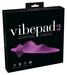 VibePad 2 - akkus, rádiós, nyaló párna vibrátor (lila) kép