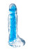 Xtier - csillámos, herés dildó - nagy (kék) kép