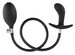 You2Toys - pumpálható, tágító anál tágító dildó (fekete) kép