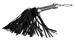 ZADO - bőr korbács pepitamintás nyéllel (fekete-fehér) kép