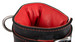 ZADO - párnázott valódi bőr bilincs (fekete-piros) kép
