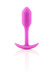 b-vibe Snug Plug 1 - anál dildó belső súllyal (55g) - pink kép