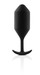b-vibe Snug Plug 4 - dupla golyós anál dildó (257g) - fekete kép