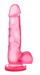 bjours Sweet N Hard 4 - talpas, herés dildó (pink) kép
