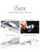 iSex - USB-s mini rúd vibrátor péniszgyűrűvel (fehér) kép