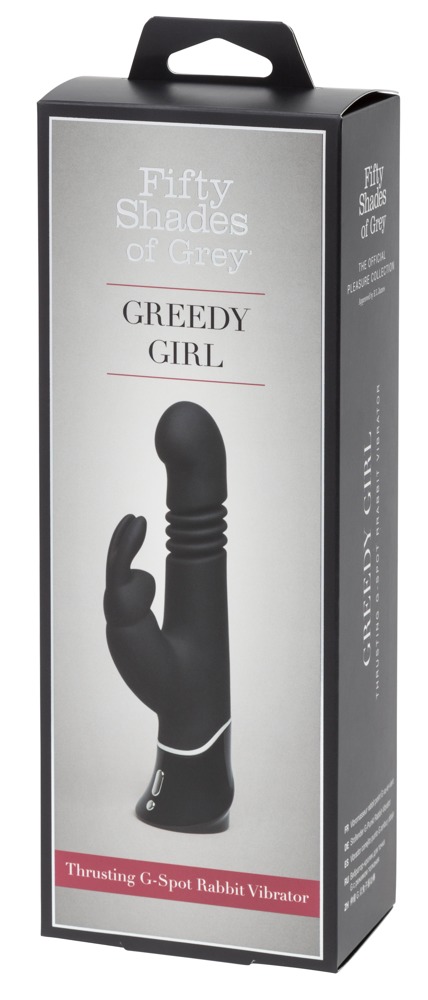 A szürke ötven árnyalata Greedy Girl - akkus, lökő vibrátor (fekete) kép
