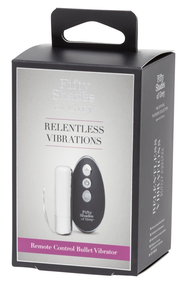 A szürke ötven árnyalata Relentless Vibrations - akkus minivibrátor (ezüst-fekete) kép