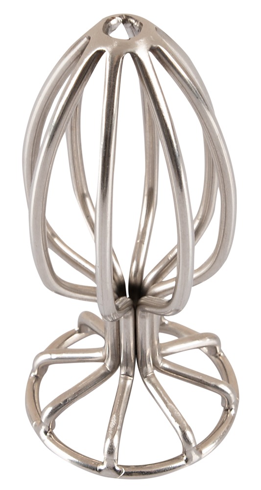 ANOS Metal (3,8 cm) - fémkalitkás anál dildó (ezüst)  Dildó, vibrátor, butt-plug kép
