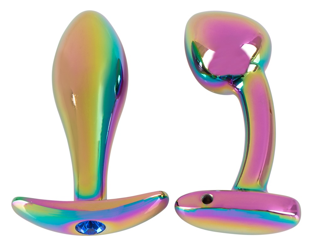 ANOS Metal Rainbow - fém anál dildó szett (2 részes) Dildó, vibrátor, butt-plug kép